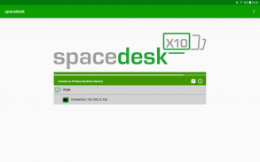 spacedesk (multi monitor display extension screen) screenshot 1