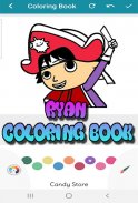 Ryan Coloring Book screenshot 1