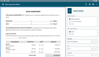 Sales Agreement Maker screenshot 8