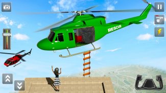 moderno helicóptero resgatar cidade missão screenshot 3