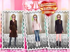 Valentine Day Fashion Games screenshot 1