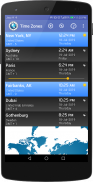 World Clock Time Zones Widget screenshot 7