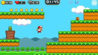 Super Jim Jump - pixel 3d screenshot 7