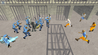 Battle Simulator Prison Police screenshot 1