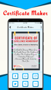 Certificate Creator - Templates & Design Maker screenshot 0