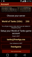 Gold For Tanks For Free screenshot 0