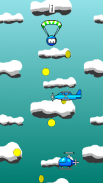 Swing Parachute sky racing screenshot 5