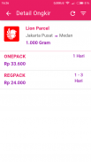 Indonesian Shipping Costs screenshot 4