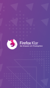 Firefox Klar Browser screenshot 3