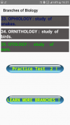 Branches of Biology screenshot 3