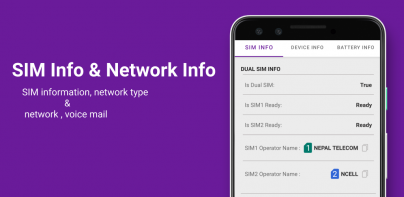 SIM Toolkit & Network info