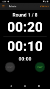 Workout timer - interval tabat screenshot 0