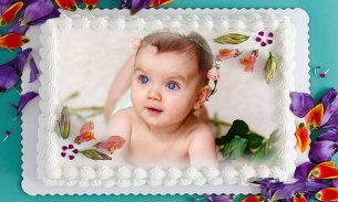 Birthday Cake Photo Frame - Collage Editor screenshot 0