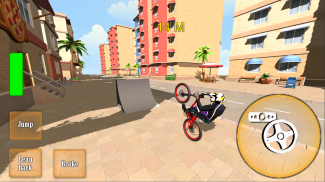 Wheelie Bike 3D - BMX wheelie screenshot 0