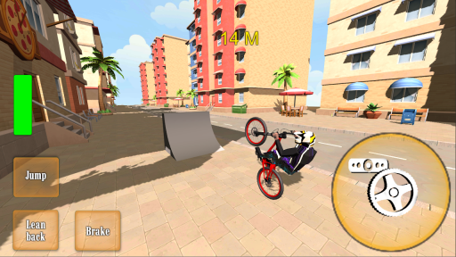 Wheelie Bike 3D - BMX wheelie screenshot 1