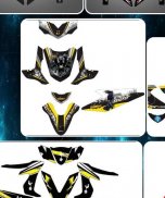 Beat Motorbike Sticker Design screenshot 0