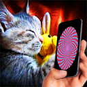 Hypnosis Cat Sleeps Joke Icon