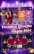 الدومينو  Domino Offline Gaple Online Free bonus screenshot 3