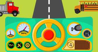 Car Driving Simulator (Car sound game for babies) screenshot 1