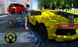 City Taxi Driver 2018: Car Driving Simulator Game screenshot 0