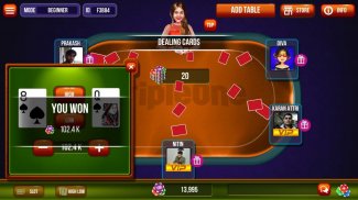 Triple One Poker & Teen Patti (3 Patti, Teenpatti) screenshot 3