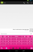 Merah muda Keyboard screenshot 9