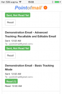 Pointofmail Email Tracking and Recall screenshot 1