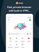 Avast Secure Browser: Fast VPN browser + Ad Block screenshot 0