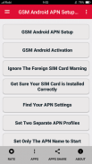 GSM Android APN Setup screenshot 2