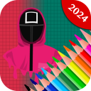 Colors: Squid Coloring Game 2 Icon