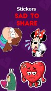 Sad love Stickers for Whatsapp WAStickersApps 2020 screenshot 0