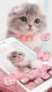 Cute, Kawaii Kitty Cat Theme & Live Wallpaper screenshot 5