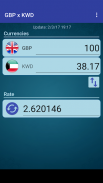 British Pound x Kuwaiti Dinar screenshot 2