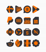 Dark Orange - Icon Pack screenshot 4