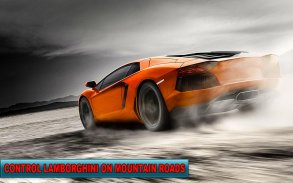 Drive Real Mountain Lamborghini  Aventador 3D screenshot 7