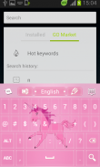 Cute Unicorn Keyboard Theme screenshot 3