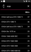 MINING GPU HASHRATE LIST FOR ETHEREUM screenshot 1