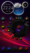 Next Launcher Theme Polygon 3D screenshot 5