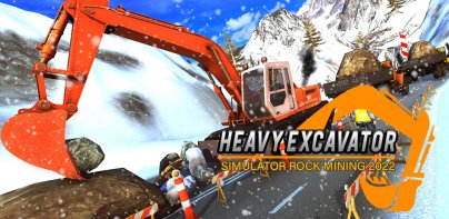 Heavy Excavator Rock Mining 23