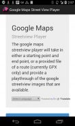 Google Maps Streetview Player screenshot 2