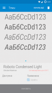 Roboto Condensed Light Font screenshot 0