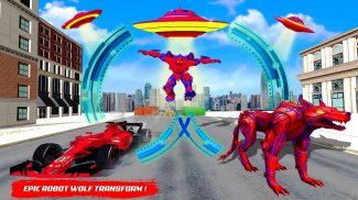 Wolf Robot Car Transform Game screenshot 4