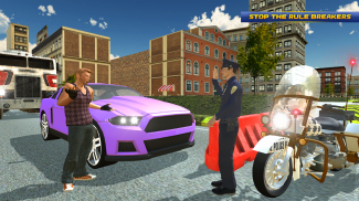 Police Motorbike Driving Sim 3D - Police Bike 2018 screenshot 1