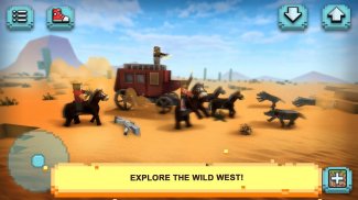 Wild West Craft: ป่าตะวันตกการสำรวจ screenshot 2