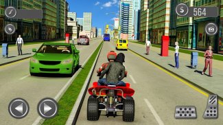 ATV Bike City Taxi Cab Simulator screenshot 2