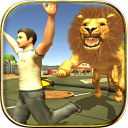 Wild Animal Zoo City Simulator Icon