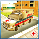 911 Ambulans Acil Kurtarma: Şehir Ambulans Sim Icon