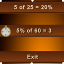 percentage math fun Icon
