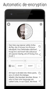 Caesar cipher - Encryption / automatic decryption screenshot 1