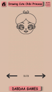 Drawing Cute Chibi Princess, Step by Step Drawing screenshot 0